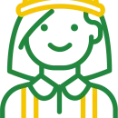 Pictogramme jeune agriculteur