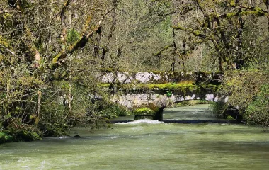 Pont sur la rivière La Reverotte